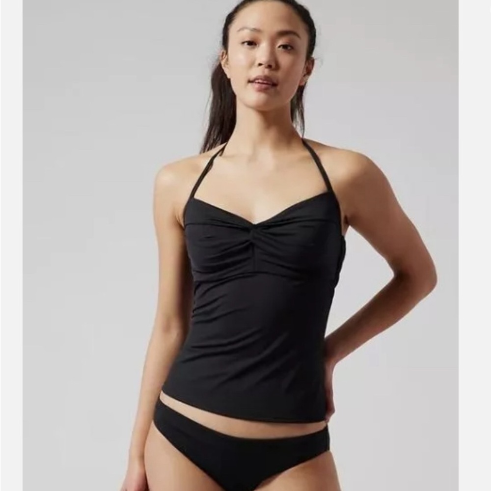 NWT Athleta Black Hampton Bra Cup Tankini.